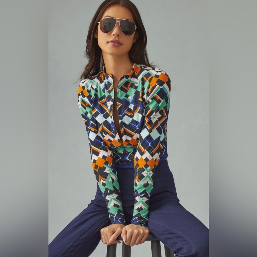 Daily Practice by Anthropologie Zip-Up Top